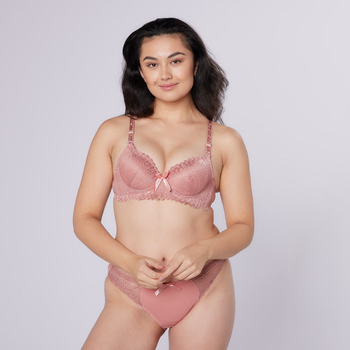 Hamburg Comfort Bra & Knicker Set (Pink)