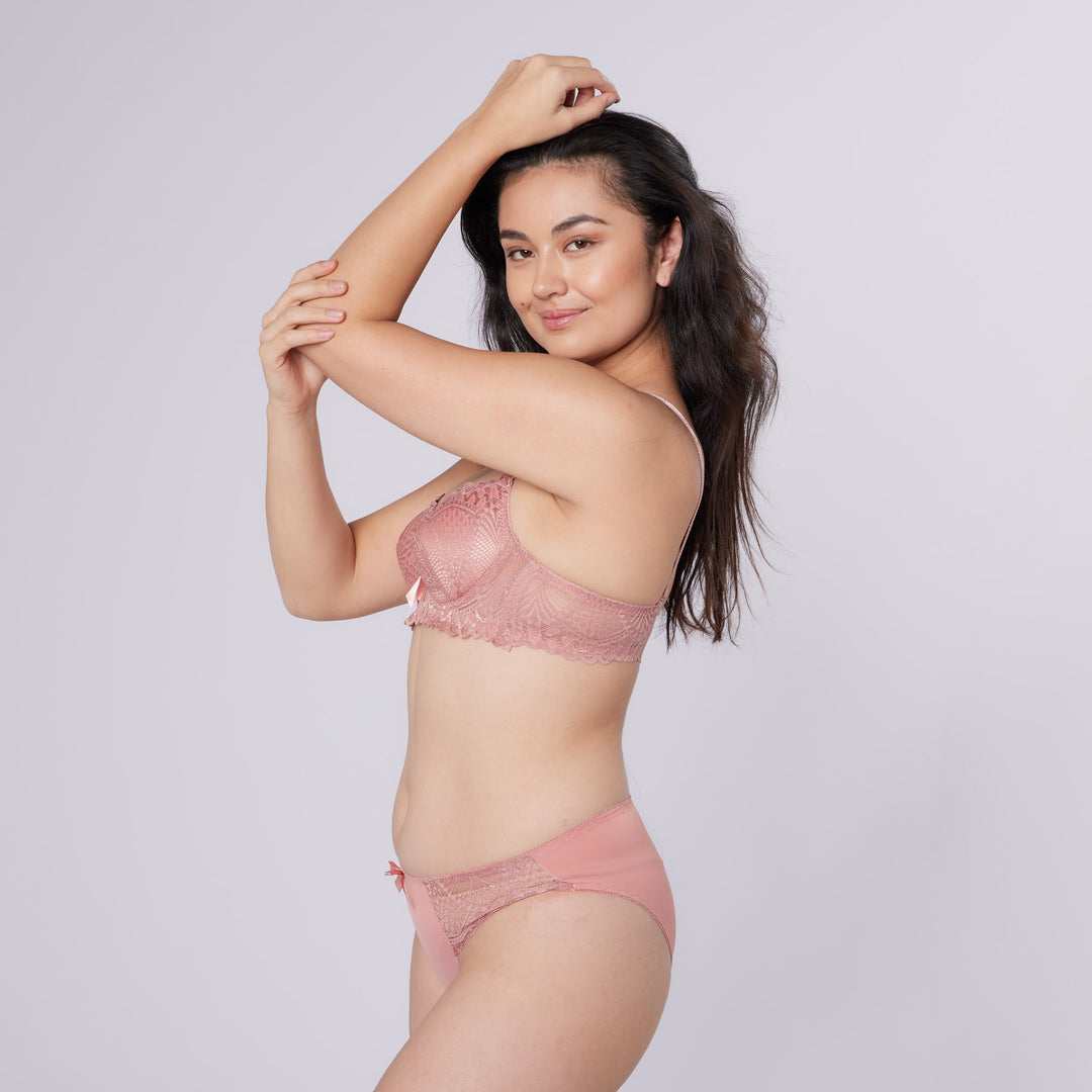 Hamburg Comfort Bra & Knicker Set (Pink)