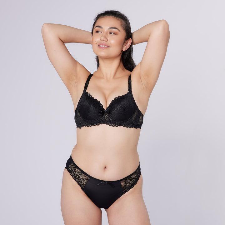 Hamburg Comfort Bra & Knicker Set (Black)