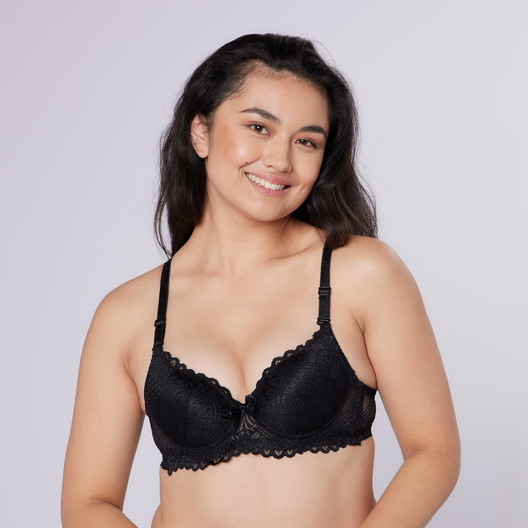 Hamburg Comfort Bra & Knicker Set (Black)