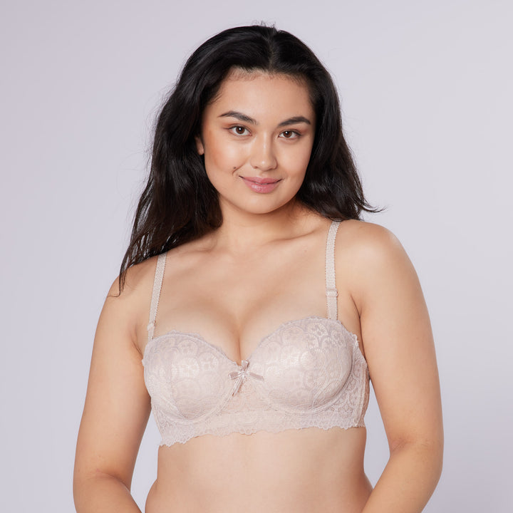 Geneva Balconette Bra & Knicker Set (Cream)