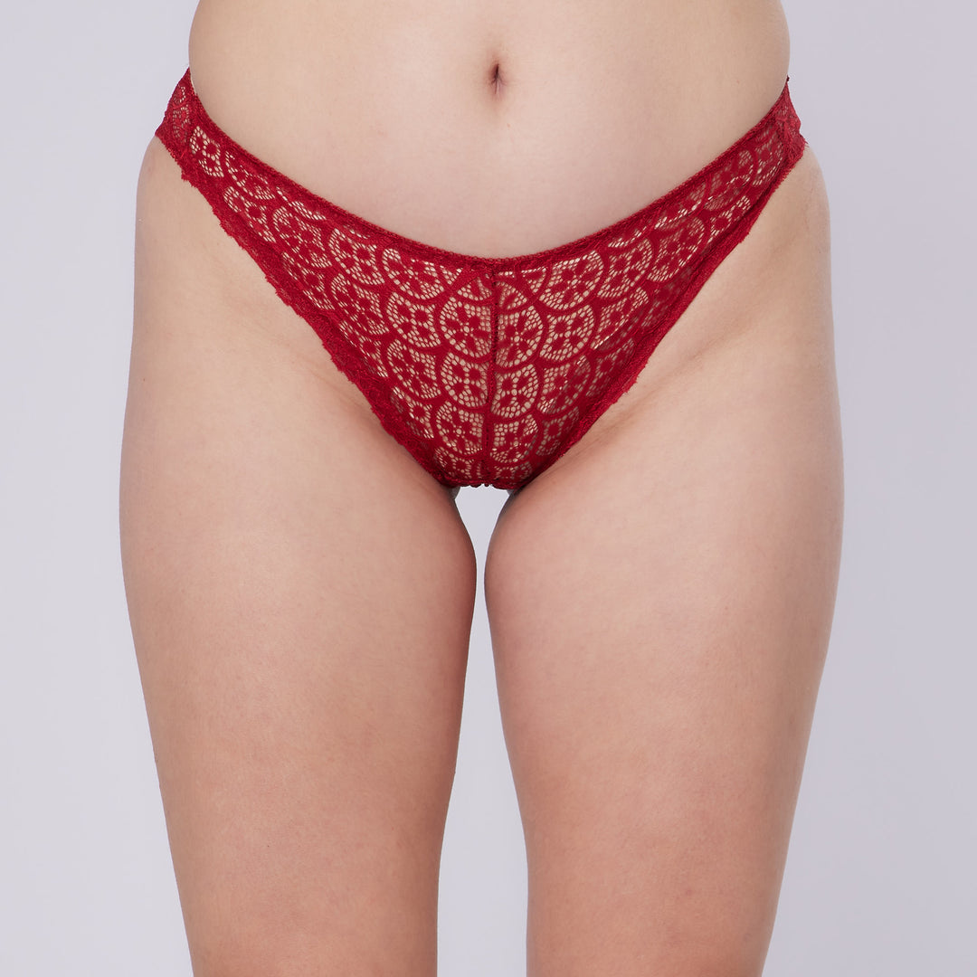 Geneva Balconette Bra & Knicker Set (Red)