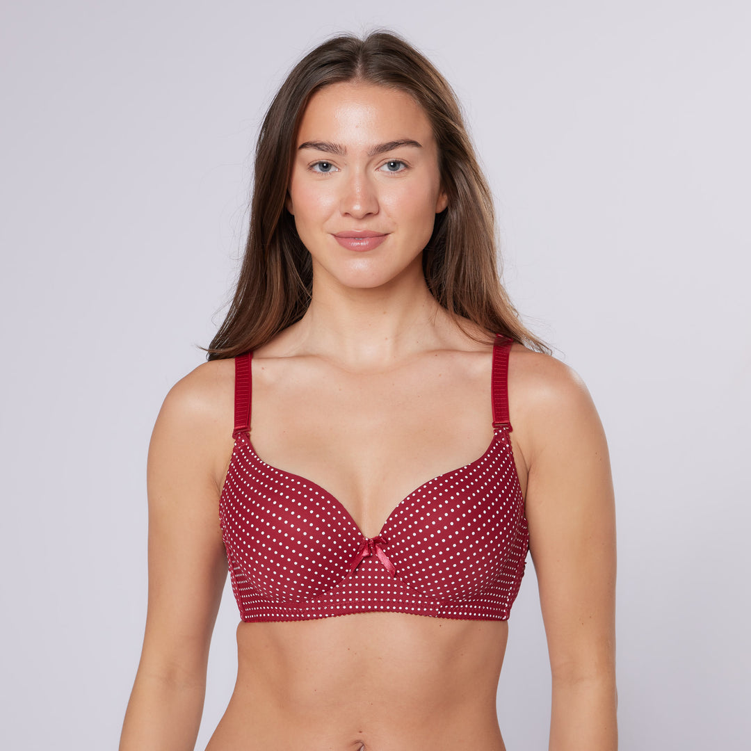 Lisbon Full Cup Bra & Knicker Set (Red)