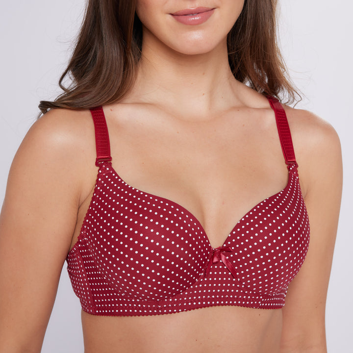 Lisbon Full Cup Bra & Knicker Set (Red)