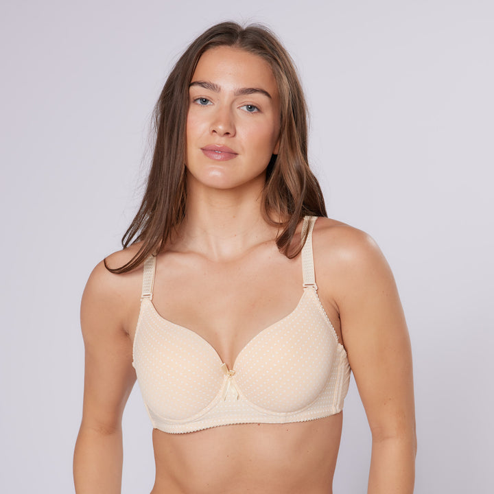 Lisbon Full Cup Bra & Knicker Set (Cream)