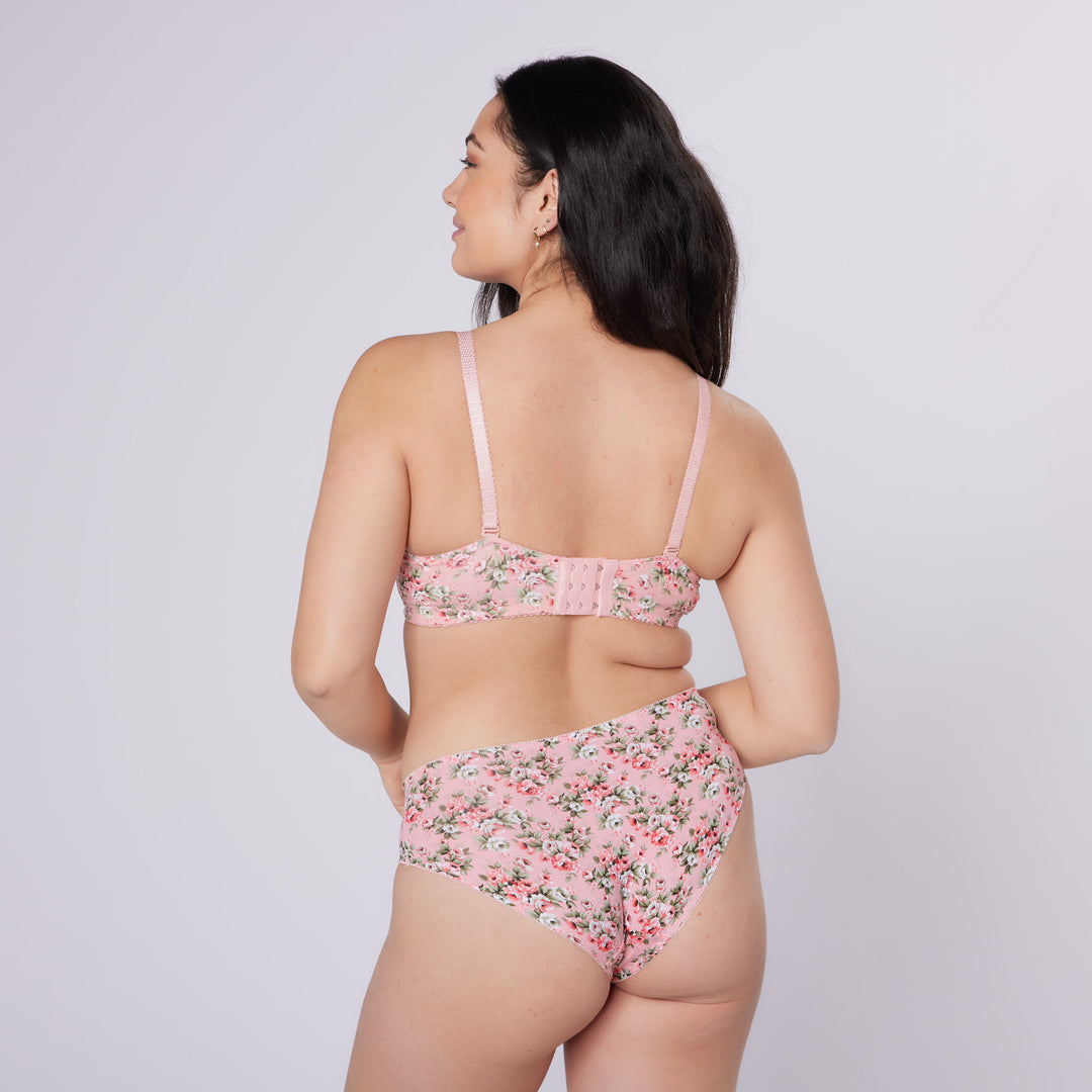 SYDNEY Full Cup Bra & Knicker Set (Pink)