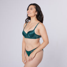 Load image into Gallery viewer, Rome Lace Bra &amp; Knicker Set (Green)
