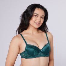 Load image into Gallery viewer, Rome Lace Bra &amp; Knicker Set (Green)
