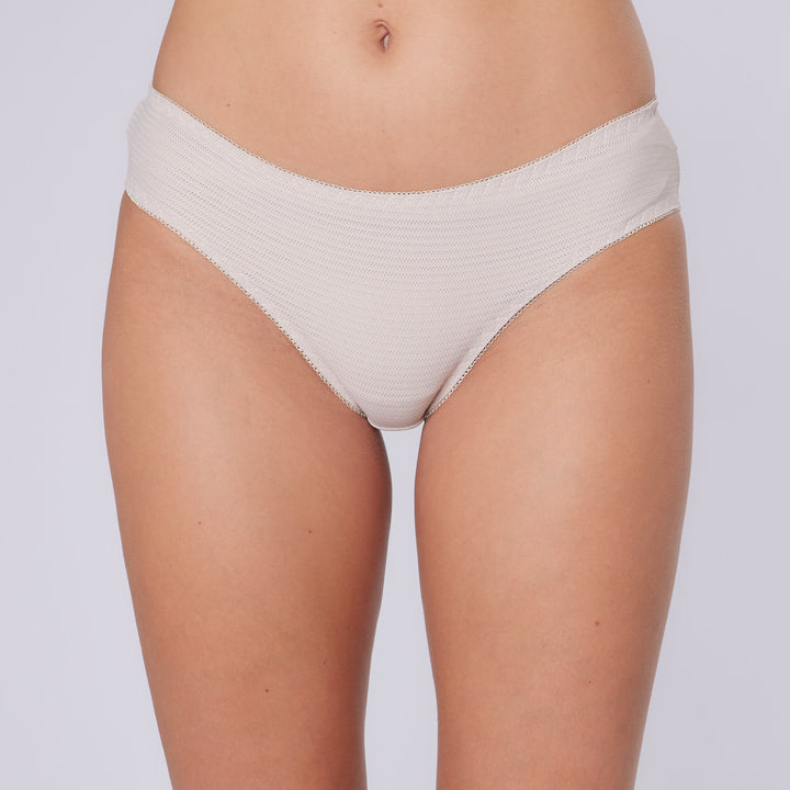 Dubai Plunge Bra & Knicker Set (White)